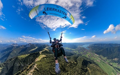 Tandemflug Erlebnis - Gleitschirmfliegen bei M�nchen